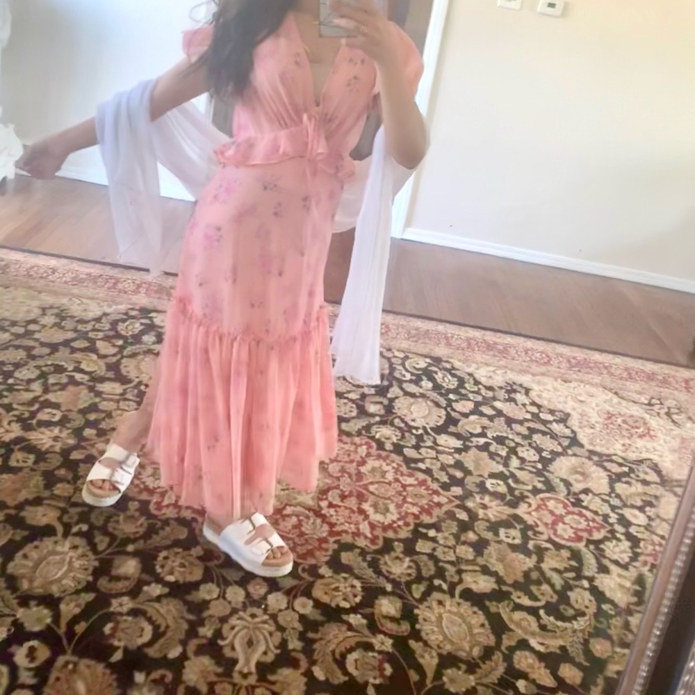 Pink Floral dress